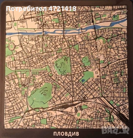 ПЛОВДИВ на длан! 3D Декоративен Макет на Тепетата., снимка 2 - Декорация за дома - 53936400