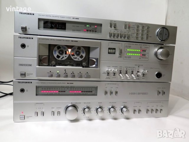 Telefunken set RA 200_RC 200_RT 200, снимка 2 - Аудиосистеми - 38017650