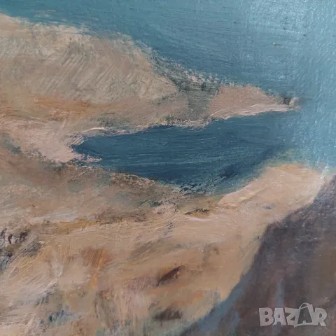 Картина Вили Алеков платно с рамка 82х42.5см, снимка 4 - Картини - 49844980