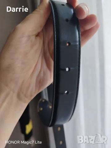 черен колан с капси + подарък , снимка 3 - Колани - 55790754