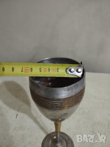 стара метална чаша, снимка 4 - Антикварни и старинни предмети - 44261443