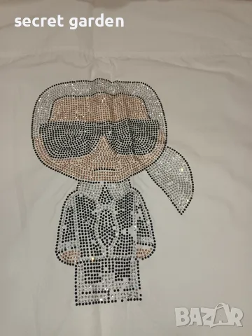 Дамска риза Karl Lagerfeld размер с, снимка 8 - Ризи - 55978824