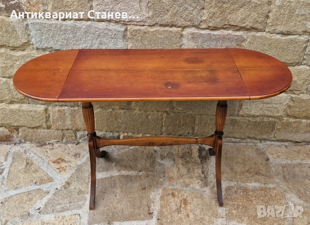 🌿✨ Очарователна винтидж разтегателна дървена маса , снимка 17 - Маси - 54045869