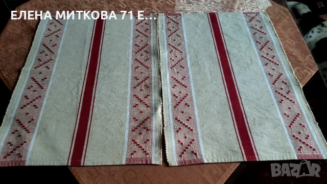 Плътни салфетки/подложки за хранене от 100% индийски памук, снимка 2 - Покривки за маси - 50824502