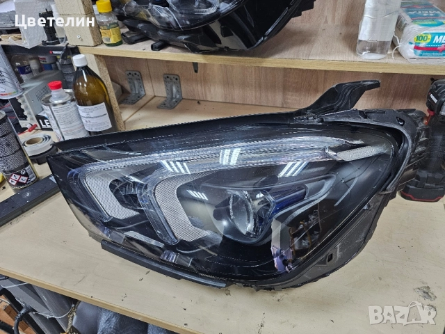 Ляв фар за Mercedes GLE W167 Multibeam lqv far мерцедес гле 167, снимка 6 - Части - 51859838