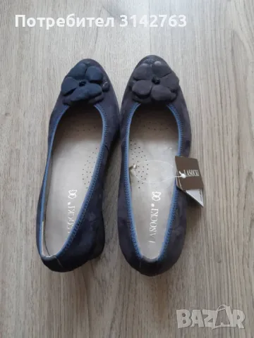 Нови обувки Lasocki, естествен велур. Номер 38., снимка 2 - Дамски елегантни обувки - 49553055