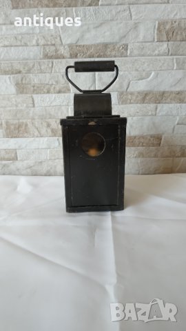 Стар военен газов фенер за кола - Антика - Рядък модел, снимка 6 - Антикварни и старинни предмети - 37451236