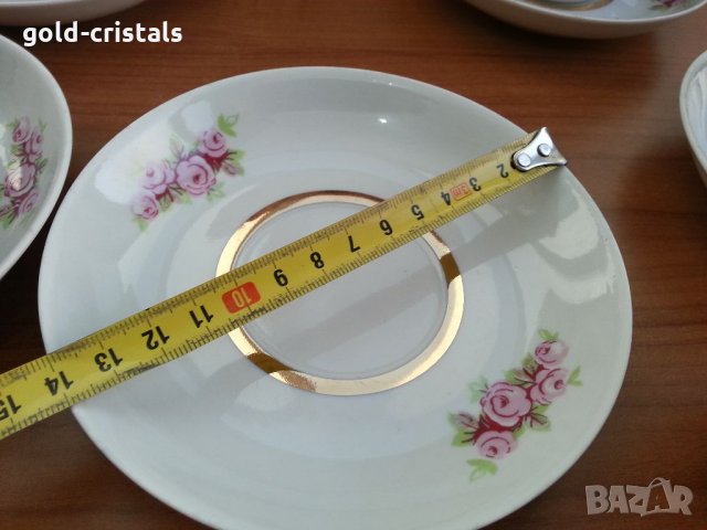 Руски порцелан за чай кафе, снимка 2 - Антикварни и старинни предмети - 33760800