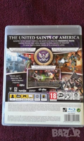PS3 Игра Saints Row 4, снимка 2 - Игри за PlayStation - 27474927