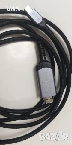 Кабел преход Type C to HDMI HDTV, 4К с дължина 2м, снимка 2 - USB кабели - 50485027