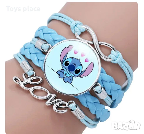 Различни текстилни гривни Лило и Стич Lilo and Stitch , снимка 5 - Други - 50795066