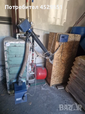 Котел и пелетна горелка IVG - използвано, снимка 1