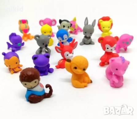 Малки животни животинки пластмасови фигурки играчки за подаръчета фигурка, снимка 4 - Фигурки - 27082992
