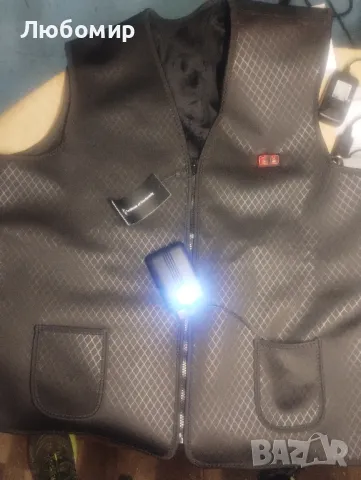 Отопляем елек, памук, термо, 16 зони, 3 скорости, XXL, черен, снимка 8 - Якета - 48835229