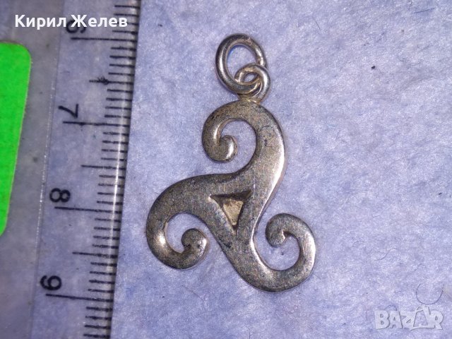 ИЗЯЩЕН СТИЛИЗИРАН СРЕБЪРЕН МОДЕН АРТ ПЕНДАНТ СРЕБРО 925 МЕДАЛЬОН ВИСУЛКА 27588, снимка 5 - Колиета, медальони, синджири - 40502136