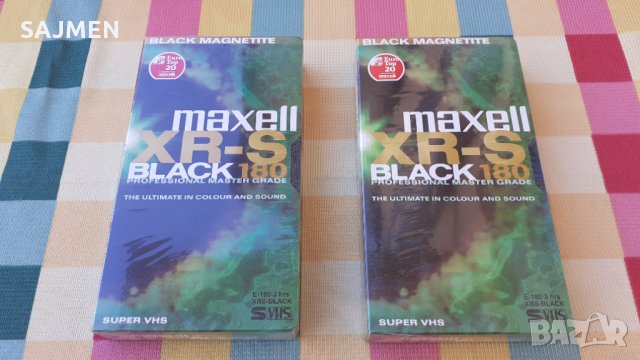 Видеокассети SVHS Maxell XR-S -180, снимка 2 - Други - 31711172