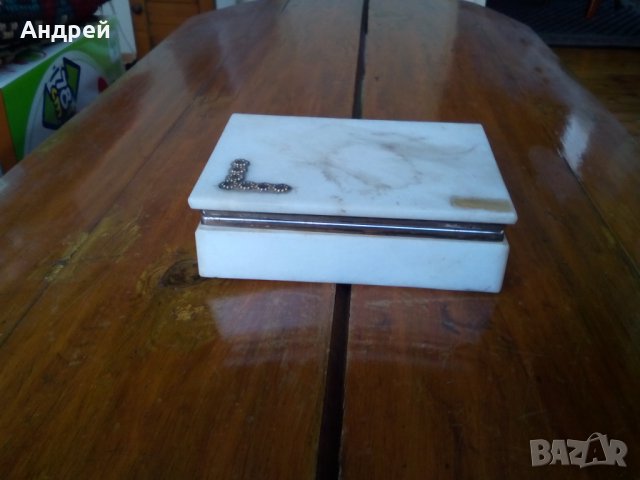 Стара мраморна кутия за бижута #2