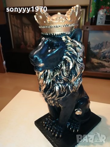 LION KING-BLACK & GOLD 1406222028, снимка 2 - Антикварни и старинни предмети - 37087708