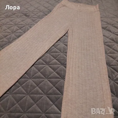Дамски панталон плетиво, снимка 2 - Панталони - 49331361
