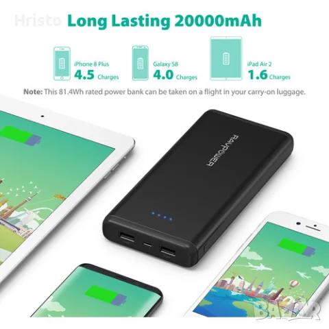 Мощни Powerbank над 20 000 mAh, снимка 12 - Външни батерии - 56182889