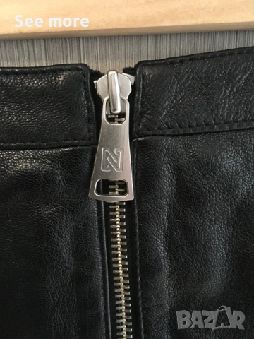 KATE MOSS кожена пола с метални елементи 38, снимка 4 - Поли - 52350990