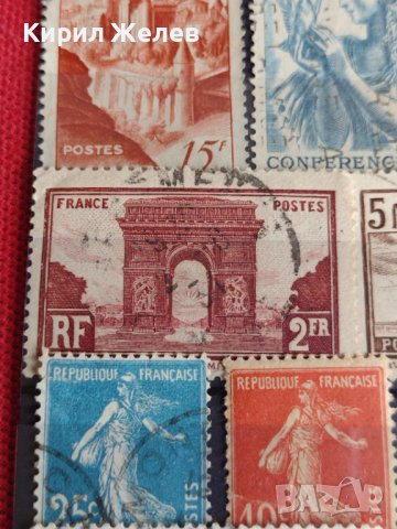 Лот пощенски марки стари редки поща Франция за колекция 22021, снимка 9 - Филателия - 36684258