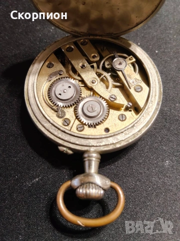 Швейцарски джобен часовник - ARGENTAN 1925г. - ПРОМОЦИЯ, снимка 8 - Джобни - 51648276