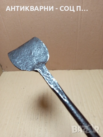 Соц Стар Ръчно Кован Ръжен За Огнище Камина Камини Барбекюта Номер 203., снимка 5 - Антикварни и старинни предмети - 53036618