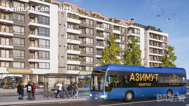 Двустаен апартамент в АЗИМУТ РИНГ гр.Бургас , снимка 6 - Апартаменти - 55936367