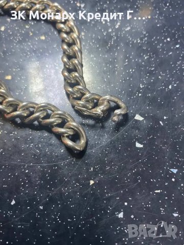 Сребърна гривна, снимка 3 - Гривни - 49395510