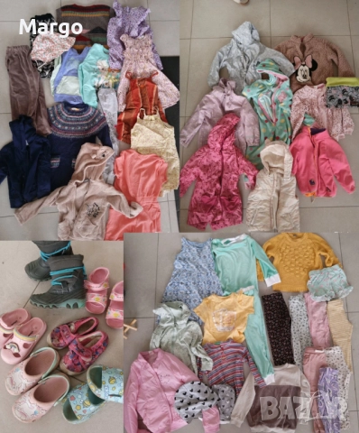 мега комплект детски дрехи за момиче, 50 брой, за дете на 3- 4 години; 98 104 110 размер