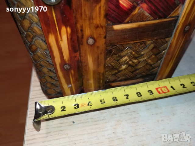 ПЛЕТЕНА РЕТРО КУТИЯ ЗА КОЛЕКЦИЯ 0509250942LCHERY, снимка 11 - Антикварни и старинни предмети - 51612130
