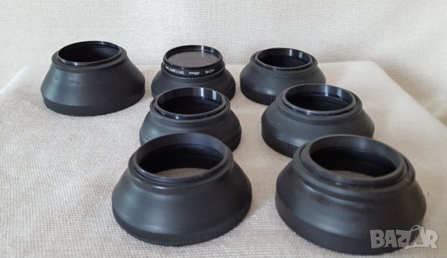 Продавам твърди и гумени сенници - М49,М67 и други, снимка 5 - Обективи и филтри - 29360174