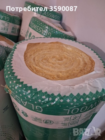 Стъклена минерална вата 100мм, снимка 2 - Строителни материали - 53297464