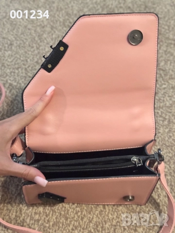 Розова чанта през рамо, снимка 4 - Чанти - 51463587