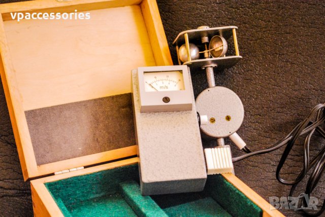 Стар Немски Ветромер Анемометър VEB ANEMOMETER Made in GDR N: 832246, снимка 3 - Антикварни и старинни предмети - 33759733
