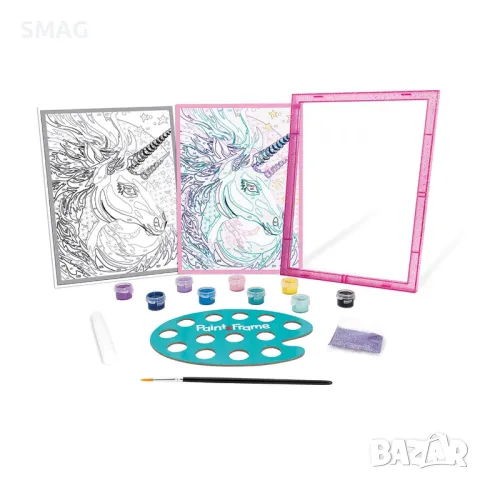 Paint & Frame Рисуване по номера Приказен еднорог S_1239531, снимка 2 - Рисуване и оцветяване - 49257749