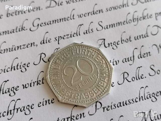 Райх монета - Германия - 20 пфенига | 1921г., снимка 2 - Нумизматика и бонистика - 39128927