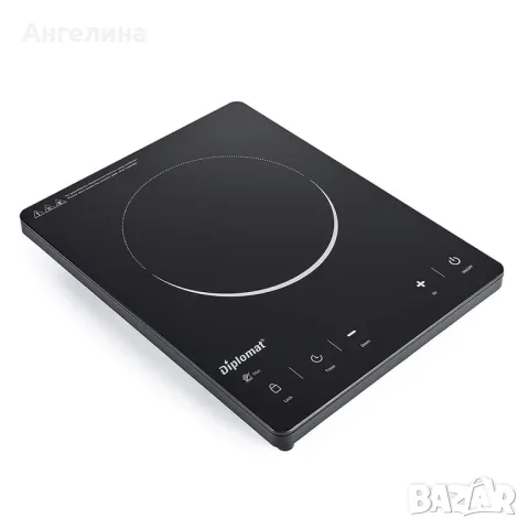 Котлон керамичен Diplomat CS-H2017T, 2000W, снимка 3 - Котлони - 56116009