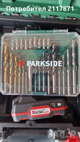 PARKSIDE акумулаторен винтоверт , снимка 4 - Винтоверти - 54262077