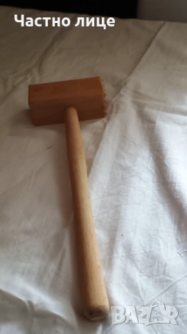Дървен чук за начукване на месо -1,50евро.