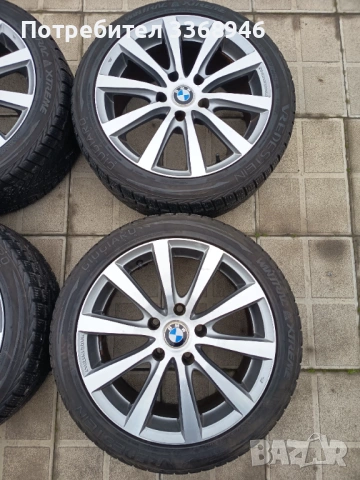 Джанти BMW 17" 5X120 с гуми 225/45/17, снимка 4 - Гуми и джанти - 53934919