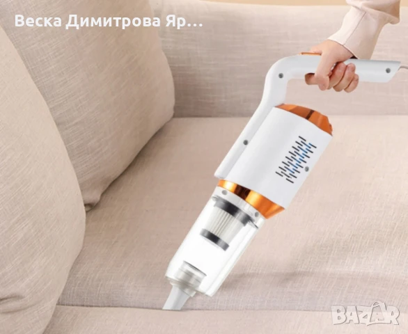 Акумулаторна домакинска ръчна прахосмукачка с 5 накрайника, снимка 12 - Прахосмукачки - 51224946