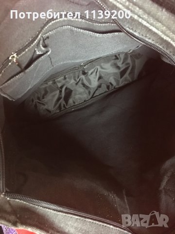 Винтидж чанта GUESS текстил Claudia Schiffer, снимка 7 - Чанти - 29939105