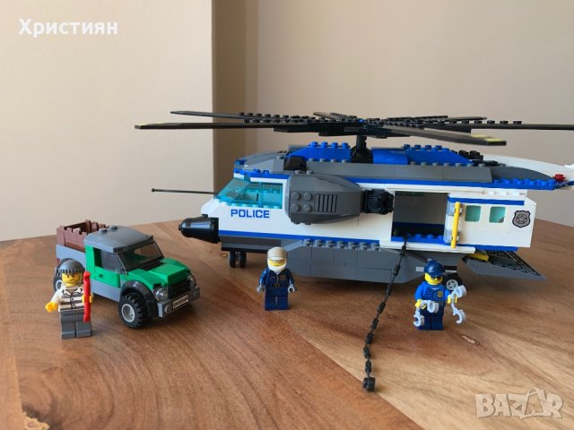 Lego City 60046 - Наблюдение с хеликоптер, снимка 10 - Конструктори - 37393034