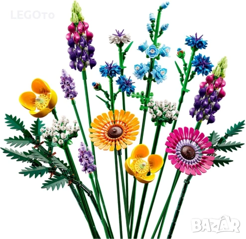 НОВО ЛЕГО 10313 Икони – Букет от диви цветя LEGO 10313 Icons – Wildflower Bouquet 10313, снимка 3 - Конструктори - 54104897