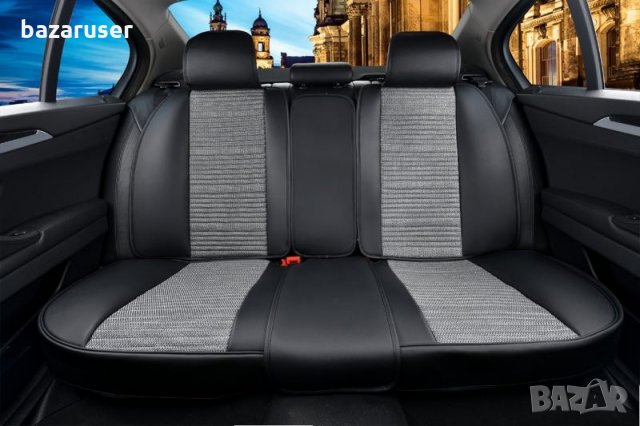 Луксозна Сива Универсална тапицерия / калъфи за седалки, снимка 4 - Аксесоари и консумативи - 34387535