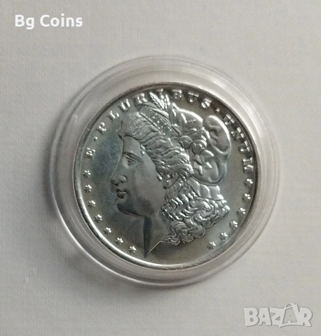 Сребро 1 OZ Америка , снимка 2 - Нумизматика и бонистика - 54301575