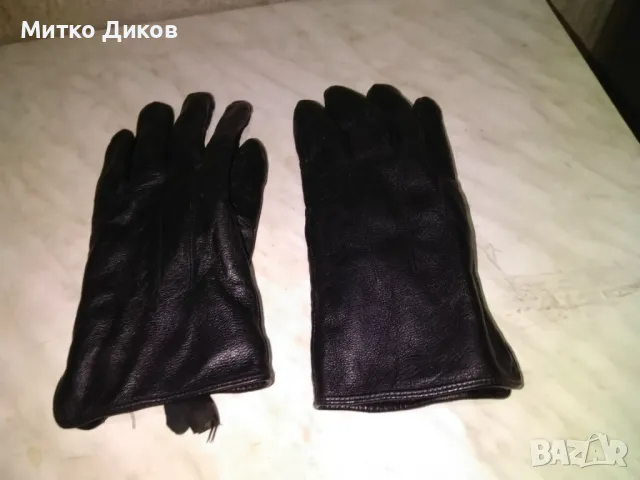 Ръкавици естествена кожа № 10 размер като нови, снимка 3 - Ръкавици - 49227319