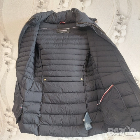 Пухено  дълго яке Tommy Hilfiger   размер М , снимка 7 - Якета - 52133899